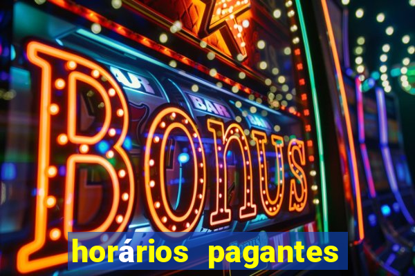 horários pagantes do fortune tiger