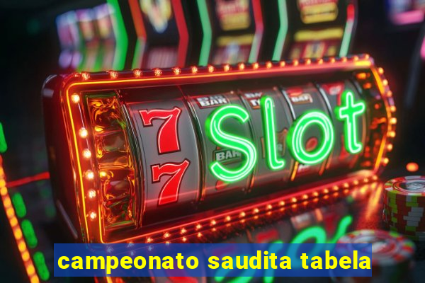 campeonato saudita tabela