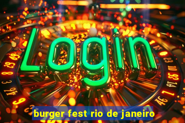 burger fest rio de janeiro