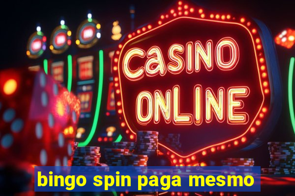 bingo spin paga mesmo