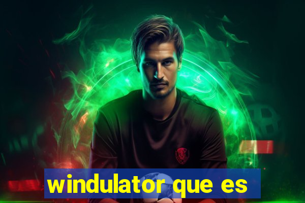 windulator que es