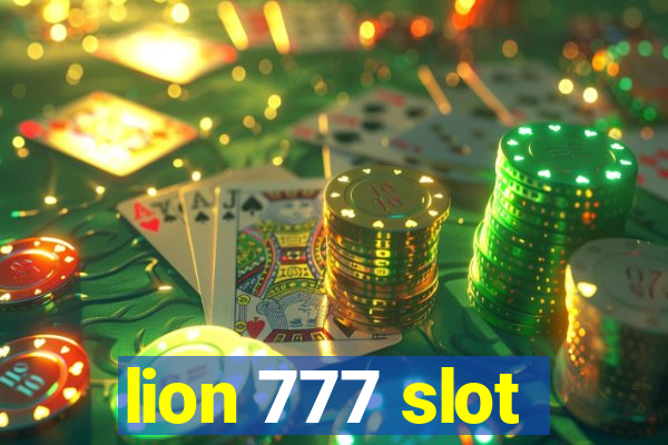 lion 777 slot