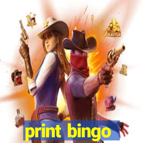 print bingo