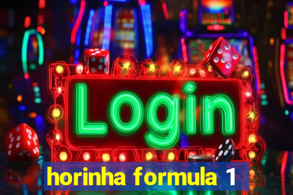 horinha formula 1