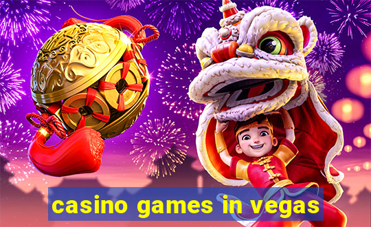 casino games in vegas