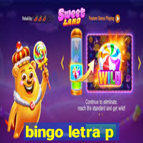 bingo letra p