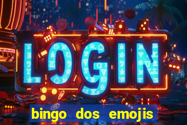 bingo dos emojis para imprimir