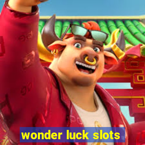 wonder luck slots