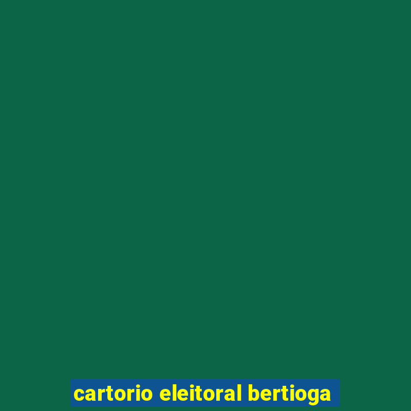 cartorio eleitoral bertioga