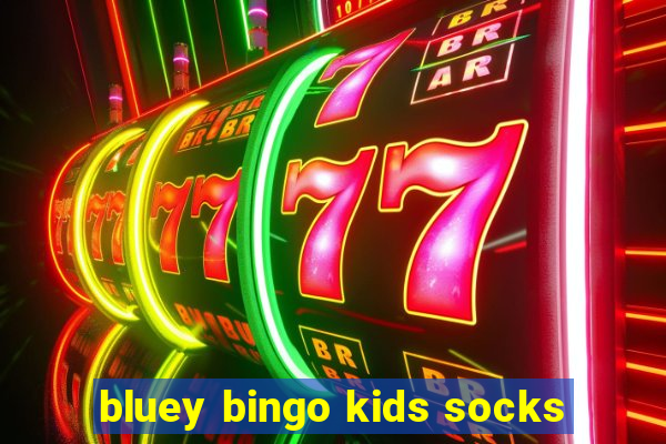 bluey bingo kids socks