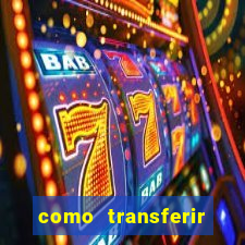 como transferir dinheiro do fortune tiger