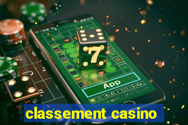 classement casino