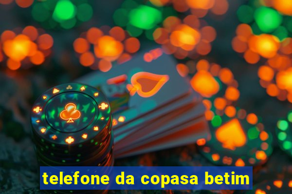 telefone da copasa betim