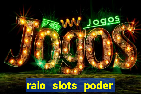 raio slots poder de zeus