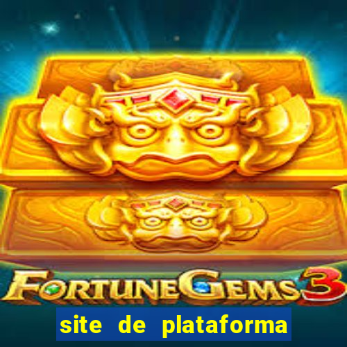 site de plataforma de jogos