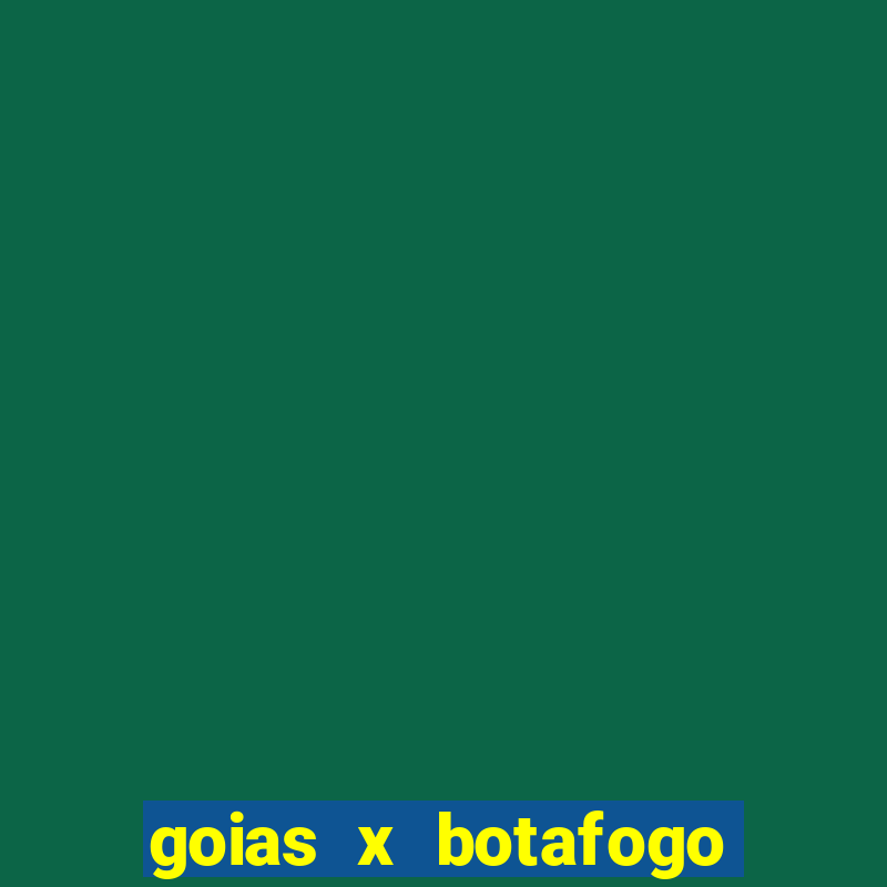 goias x botafogo sp palpite