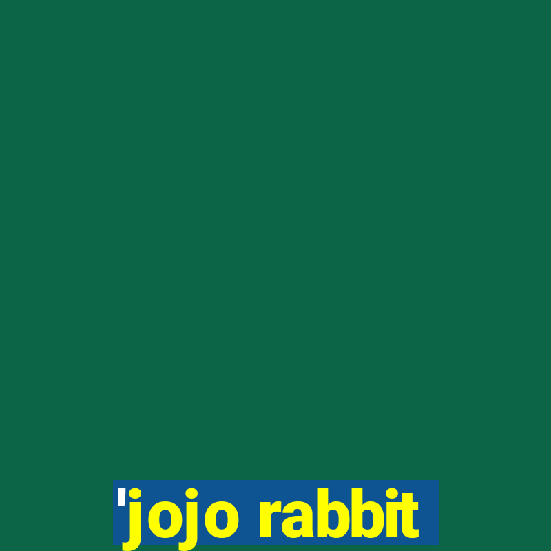 'jojo rabbit