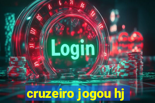 cruzeiro jogou hj