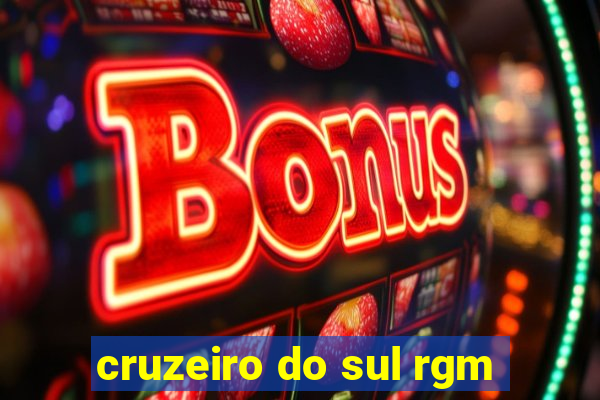 cruzeiro do sul rgm