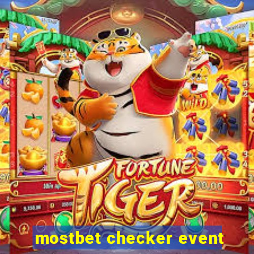 mostbet checker event