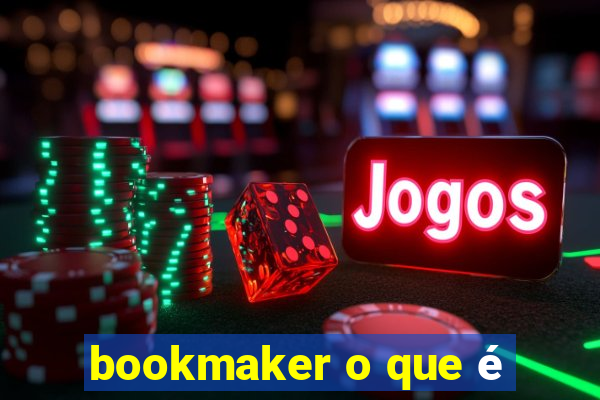 bookmaker o que é