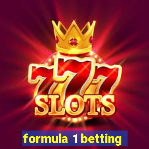 formula 1 betting