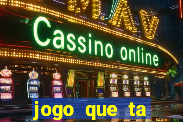 jogo que ta pagando na betano