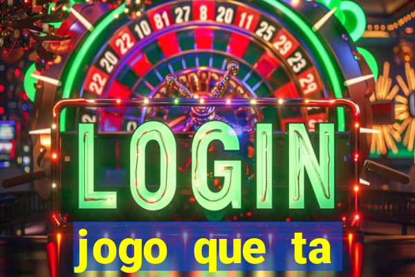 jogo que ta pagando na betano