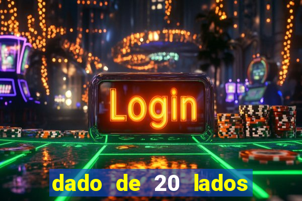 dado de 20 lados para imprimir