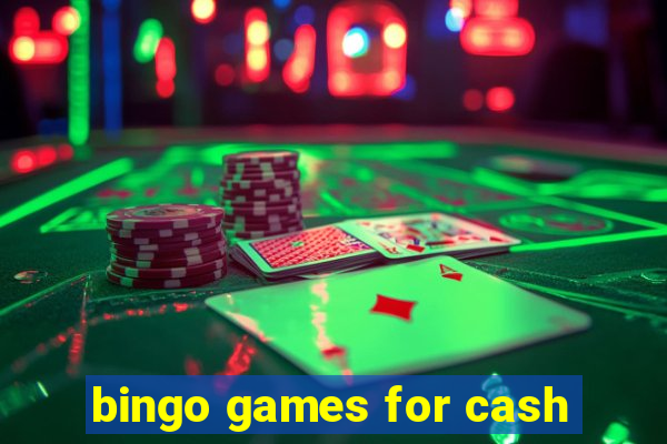 bingo games for cash