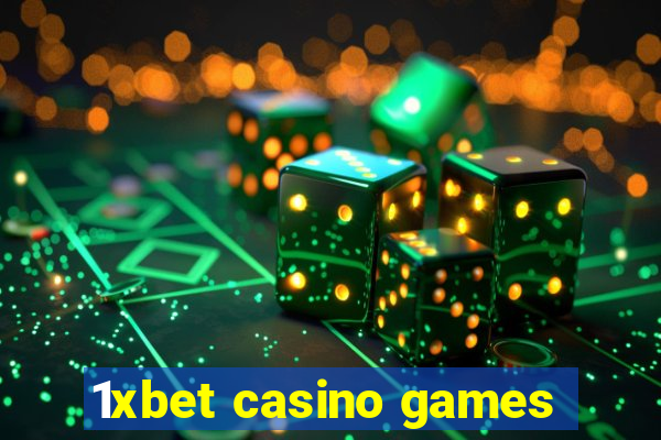 1xbet casino games