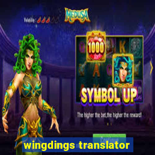 wingdings translator