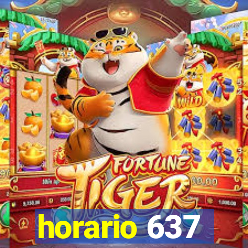 horario 637