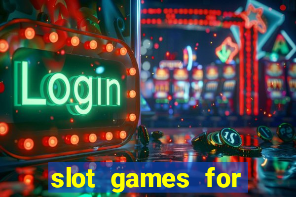 slot games for real money