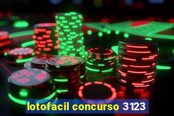 lotofacil concurso 3123