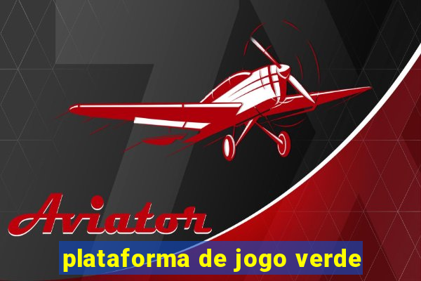 plataforma de jogo verde