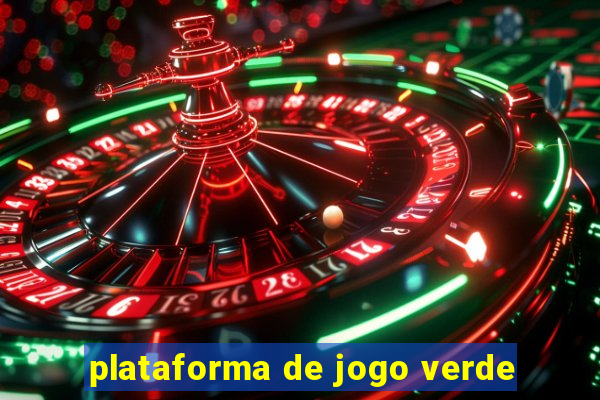 plataforma de jogo verde