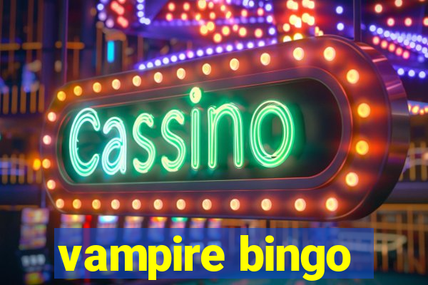 vampire bingo