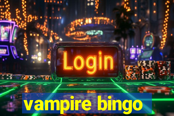 vampire bingo