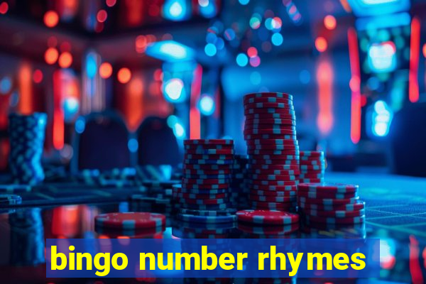 bingo number rhymes