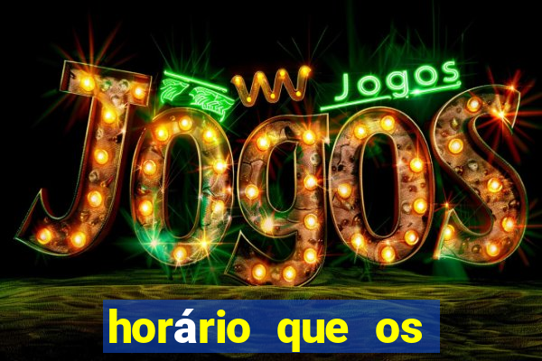 horário que os slots pagam