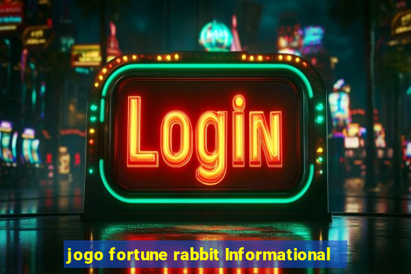 jogo fortune rabbit Informational