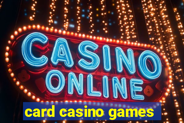 card casino games