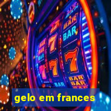 gelo em frances