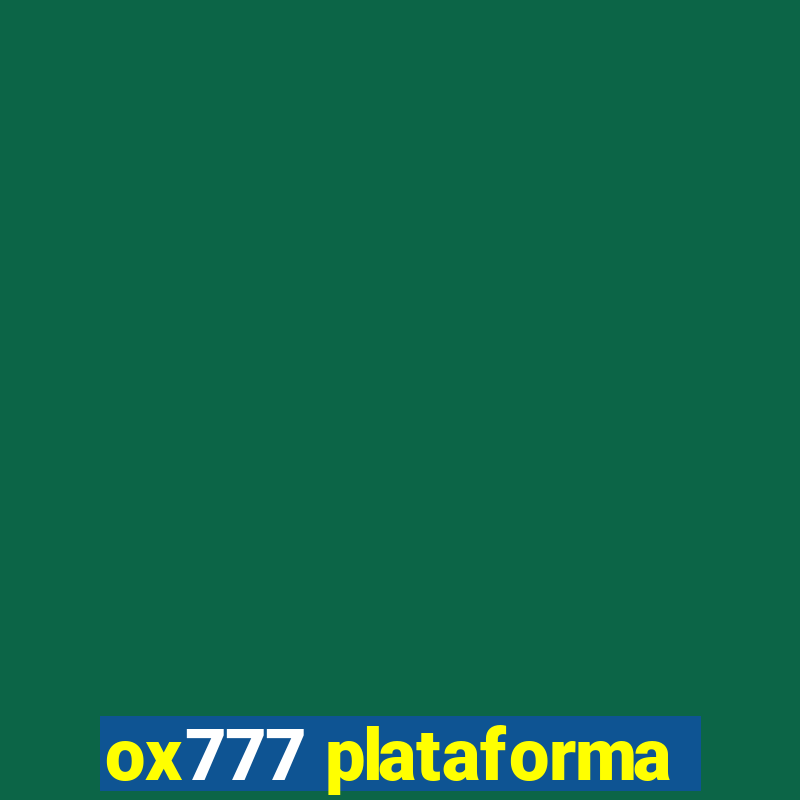 ox777 plataforma