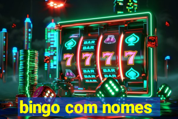 bingo com nomes