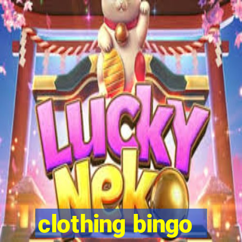 clothing bingo