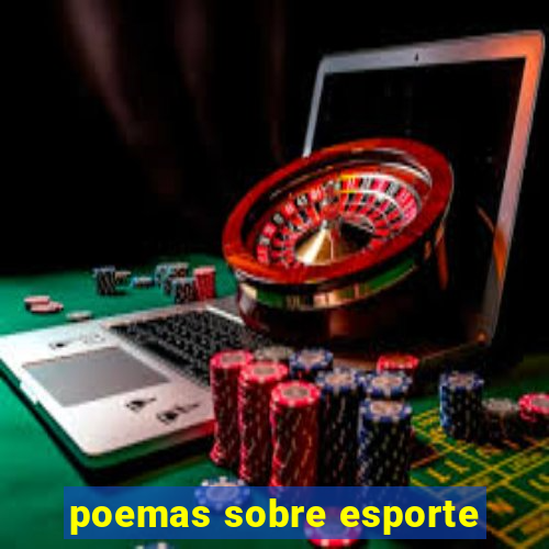 poemas sobre esporte