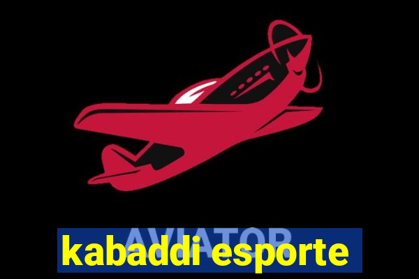 kabaddi esporte