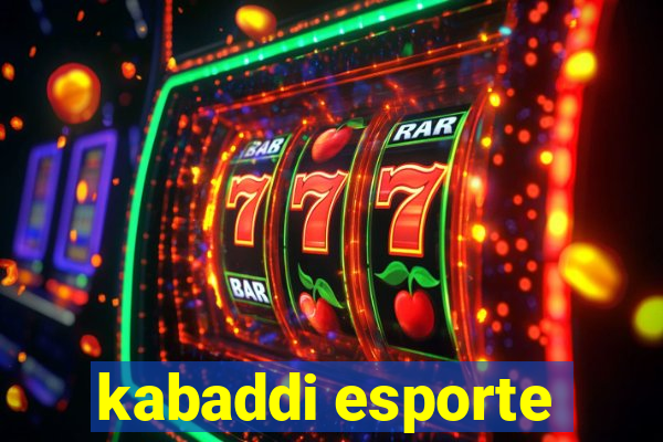 kabaddi esporte